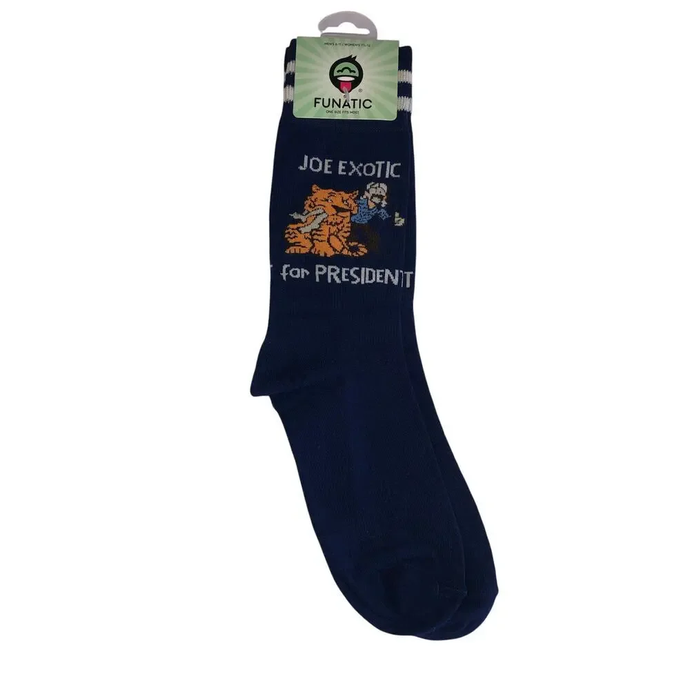Joe Exotic For President Socks OS Unisex New